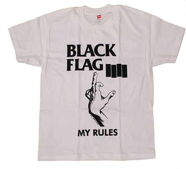 BLACK FLAG - My Rules T-SHIRT – Strangeworld Records