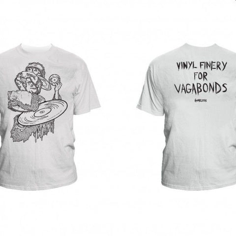 HOMELESS RECORDS - Vinyl Finery For Vagabonds T-SHIRT