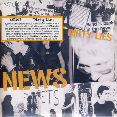 NEWS - Dirty Lies 7" (colour vinyl)