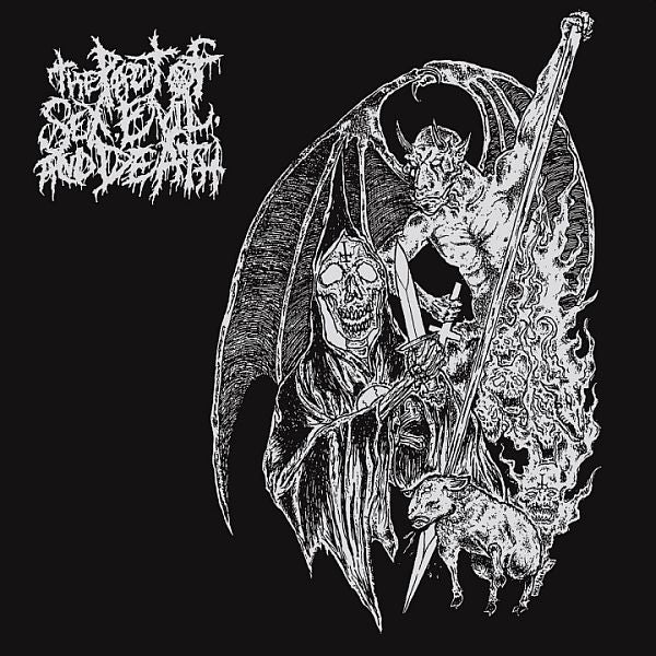 SEX MESSIAH / EVIL / IMMORTAL DEATH - The Pact of Sex, Evil and Death - split LP