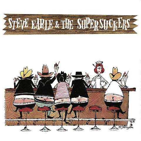 STEVE EARLE AND THE SUPERSUCKERS - s/t LP (colour vinyl)