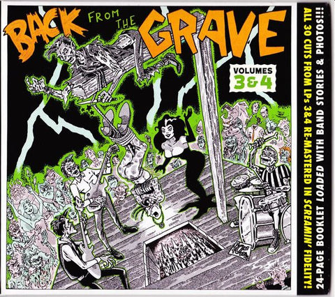 v/a- BACK FROM THE GRAVE Vol. 3 + 4 CD