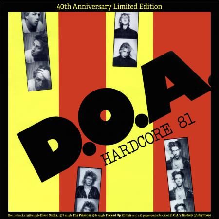 D.O.A. (DOA) - Hardcore '81 LP (colour vinyl)