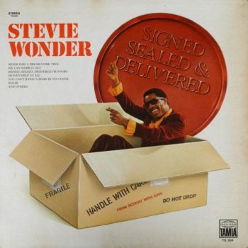 STEVIE WONDER - Signed Sealed & Delivered LP